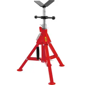 Gj1107cgj-vx00001v0 Vevor V Head Pipe Stand 1/8 Inch -12 Capacity Adjustable Height 20 -37 Jack S