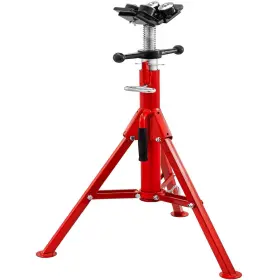 Jj1107a4ytgjvx001v0 Vevor Pipe Jack Stand With 4-ball Transfer V-head And Folding Legs 1500lb Weldi