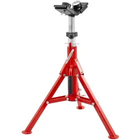 Jj1107c2ytgjvx001v0 Vevor Pipe Jack Stand With 2-ball Transfer V-head And Folding Legs 1500lb Weldi