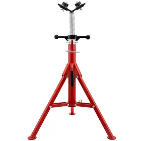 Jj1107s2ytgjvx001v0 Vevor Pipe Jack Stand With 2-ball Transfer V-head 6mm Thickness And Folding Leg