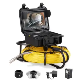 Jlkxsgdnk9120fz0b Vevor Sewer Camera Pipe Inspection 9-inch 720p Screen 393 Ft