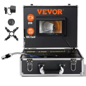 Lxkxsgdnkj730rhl1v1 Vevor 100ft 7 Inch Sewer Camera Pipe Inspection Lcd Monitor With Dvr Function