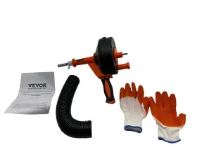 Rc-2005f Vevor Hand Held Pipe Auger 25ft Drill Adaptable Ob