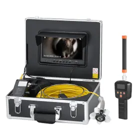 Wp90ftr Vevor Sewer Camera With 512hz Locator 165 Ft/50 M 9 Inch Drain Inspection W