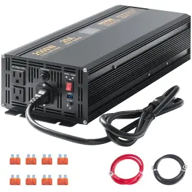 Wsbnbqsx2500txr75v1 Vevor 2500w Sump Pump Battery Backup System Lcd Display Auto Switches To Batte