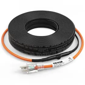 Zdwgdjrdldgwq7x0zv1 Vevor Self-regulating Pipe Heating Cable 120-feet 5w/ft Heat Tape For Pipes Fr
