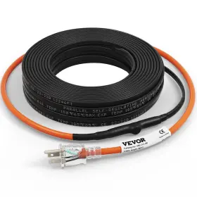 Zdwgdjrdldgwqb0olv1 Vevor Self-regulating Pipe Heating Cable 80-feet 5w/ft Heat Tape For Pipes Free