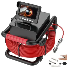 Hsonyneikuijing30m202402019 Vicsec 4.3 Inch Pipe Drain Inspection Camera 100ft/30m Sewer With Dvr Funct