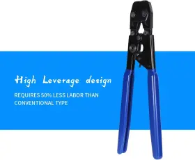 Vilstone 881314164547 Usa Pex Cinch Crimp Crimper Crimping Tool For Ss Clamps Sizes From 3/8 Inch To 1