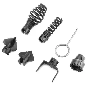 Wv4fg1s5e Watris Veiyi Drain Cleaner Combination Cutter Head Set 7 Pcs 16mm Manganese