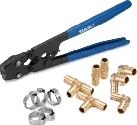 Wmaxpfit 445057948913 Pex Cinch Clamp Tool Fitting Kit Crimping For Stainless Steel C