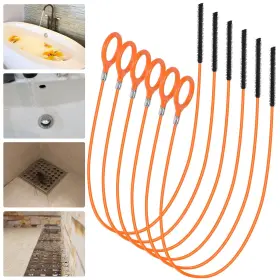 Xbb3-01 Xfire-gear 32 Inch Snake Drain Hair Removal Tool 6 Pack Anti-break Metal With Nylon C