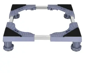 Yoogaa Fb1 Mini Fridge Stand Adjustable Furniture Mover Mobile Roller 4 Strong Feet Grey