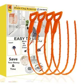 Ssd07 Zaynyx 4 Pack Drain Clog Remover Is Flexible Snake Easy To Use Tool Clea