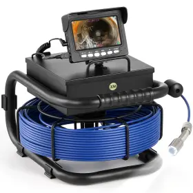 Zelcan 719868670590 4.3 Inch Sewer Inspection Camera 98ft/30m Cable 12 Led Lights For Drain Pipe