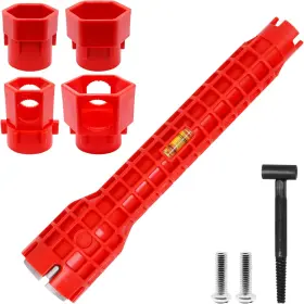 Zh24070158zhmeina Zhmeina 14 In 1 Faucet Installer Multifunctional Sink Wrench Plumbing Tool Suitable Fo