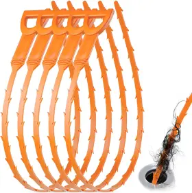 Zulay Kitchen 195702006419 Simple Craft 20-inch Plumbing Snake Drain Clog Remover