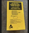 Cherne 3" (75MM) Test-ball Plug #270032 Dwv Plumbing Made Usa New. Price: $19.00.