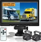 Ahd Dual Backup With 7'' 1080P Dvr Monitor, Front And Rear View Camera... New. Price: $73.99.