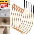 32 Inch Snake Drain Hair Removal Tool (6 Pack), Anti-break Metal With Nylon Coat New. Price: $16.24.