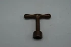 Vintage T-handle Water Meter Valve Key Wrench Brass Bronze Plumbing Tool 3.5" Used. Price: $24.99.