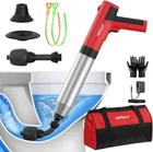 Populo Electric Plunger High Pressure Drain Unclogger For Toilets, Sinks Open. Price: $54.99.