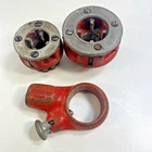 Ridgid 00-R, 3/4" & 1 Npt Ratchet Die Heads Used. Price: $39.99.