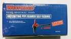 Westward Spiral Ratcheting Pipe Reamer Self Feeding Up To 2" New Box. Price: $256.25.