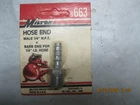 Milton S-663 1/4" Id Zamak Hose End New. Price: $6.99.