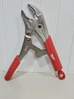 Milwaukee Tool 48-22-3410 Torque Deluxe Cushion Grip Locking Plier Open. Price: $17.95.