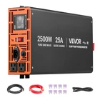 Vevor 2500W Sump Pump Battery Backup System Lcd Pure Sine Wave Power Inverter. Price: $215.90.