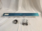 Htoh Linear Shower Drain 24" X 2.75" Brushed Nickel Finish 304 Ss Open. Price: $27.99.