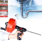 25FT Plumbers Drain Snake Long Heavy Duty Plumbing Auger Hand Tool Bathroom Pipe New. Price: $29.98.