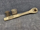 Ampco Brass 1/2 Reversible Ratchet Nice Condition Non Sparking Safety Tool Used. Price: $40.00.