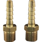 Milton 1/4IN. X Male Barb Brass Hose End, Model# S-600 New. Price: $14.49.
