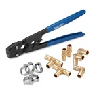 Wmaxpfit Pex Cinch Clamp Tool Fitting 3/8", 1/2", 5/8", 3/4", 1", Metallic New. Price: $49.32.