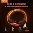 80FT Pipe Heating Cable 7W/FT Tape Thermostat Freeze Protection New. Price: $68.99.