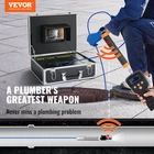 Sewer Camera With 512HZ Locator, 131 FT/40 M, Duct Drain Pipe Plumbing New. Price: $714.96.