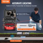 Sewer Camera, 98 FT/30M, Self-leveling Drain With 512HZ Transmitter, Dis New. Price: $836.16.