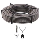 Uimoso Drain Cable Sewer 100FT 1/2IN Cleaning Auger Snake Pipe New. Price: $79.99.