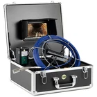 7" Self-leveling Sewer Camera 512HZ Transmitter 30M Inspection 32GB New. Price: $368.69.