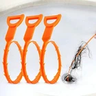 Vastar 3 Pack 19.6 Inch Drain Snake Hair Clog Remover Cleaning Tool New. Price: $8.95.