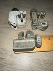 3 Vintage Tubing Cutters 2 Ridgid #104 & Unknown Model Used. Price: $20.00.