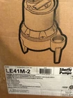 Liberty Pumps LE41M-2 LE40-SERIES 4/10HP Manual Submersible Sewage Effluent New. Price: $379.49.