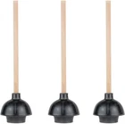 Steadmax Rubber Toilet Plunger, Double Thrust Force Cup, Heavy Duty, Black New. Price: $66.82.
