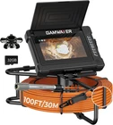 100FT Sewer Camera With 7" Screen, Dvr, Audio & 32GB Card For Pipe Inspection New. Price: $491.99.