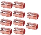 (10) 3/4" Mip X Presscopper Male Npt Propress Adapter Fitting New. Price: $59.99.