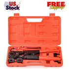 Icrimp Pex Pipe Crimping Tool Kit For 3/8,1/2,3/4,1-INCH Copper Ring New. Price: $100.24.