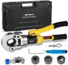 Hydraulic Pipe Crimping Tools Copper Tube Fittings With Dies Jaw 1/2" 3/4" 1" New. Price: $192.90.