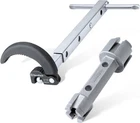 Duratech 10 "-17" Telescoping Basin Wrench With 1-3/8" To 2-1/2" Large Jaw... New. Price: $38.12.